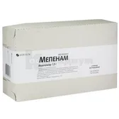 Мепенам порошок для раствора для инъекций 1 г флакон  №40
