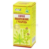 СИРОП ПОДОРОЖНИК И ЧАБРЕЦ сироп 100 мл  №1