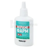 МИРАМИФАРМ СРЕДСТВО ПРОФИЛАКТИЧЕСКИ-ГИГИЕНИЧЕСКОЕ С АНТИСЕПТИЧЕСКИМИ СВОЙСТВАМИ раствор 0,01 % флакон 50 мл с уретральной насадкой  №1