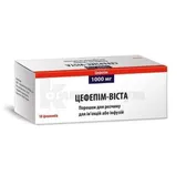 Цефепим-Виста порошок для раствора для инъекций или инфузий 1000 мг флакон  №10