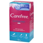 ПРОКЛАДКИ ЖЕНСКИЕ ГИГИЕНИЧЕСКИЕ ЕЖЕДНЕВНЫЕ CAREFREE® МЯГКОСТЬ ХЛОПКА СО СВЕЖИМ АРОМАТОМ  №34