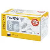 ИГЛА СТЕРИЛЬНАЯ INSUPEN ORIGINAL ДЛЯ ИНСУЛИНОВЫХ РУЧЕК 32 G x 8 мм (0,23 x 8 мм)  №100