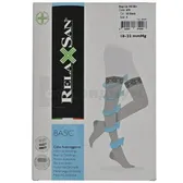 ЧУЛКИ КОМПРЕССИОННЫЕ "RELAXSAN" артикул 870 Basic, 18-22 мм, 140 den размер 4, черные  №1
