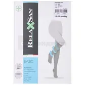 ЧУЛКИ КОМПРЕССИОННЫЕ "RELAXSAN" артикул 870 Basic, 18-22 мм, 140 den размер 5, черные  №1