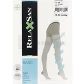 КОЛГОТКИ КОМПРЕССИОННЫЕ "RELAXSAN" артикул 880 Basic, 18-22 мм, 140 den размер 4, бежевые  №1