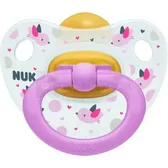 Соска-пустышка тм "NUK" размер 2, латекс. птички Happy kids  №1