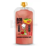 ПЮРЕ ФРУКТОВОЕ BOB SNAIL (УЛИТКА БОБ) 400 г Банан-клубника  №1