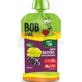 ПЮРЕ ФРУКТОВОЕ BOB SNAIL (УЛИТКА БОБ) СМУЗИ 120 г яблоко-черная смородина  №1