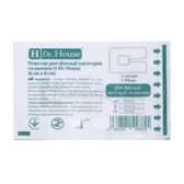 ПЛАСТЫРЬ МЕДИЦИНСКИЙ ДЛЯ ФИКСАЦИИ КАТЕТЕРОВ И КАНЮЛЬ "H Dr. House" 6 см х 8 см  №1