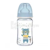 БУТЫЛОЧКА 35/232_blu, EasyStart, антикол с широким отверстием 240 мл PP Bonjour Paris - синяя  №1