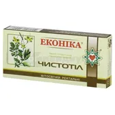 ФИТОСВЕЧИ РЕКТАЛЬНЫЕ С НАТУРАЛЬНЫМИ МАСЛЯНЫМИ ЭКСТРАКТАМИ И ПОРОШКАМИ ИЗ РАСТИТЕЛЬНЫХ ЭКСТРАКТОВ "ЭКОНИКА" суппозитории 1,3 г чистотел  №10