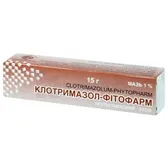 Клотримазол мазь 1 % туба 15 г  №1