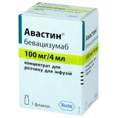 Авастин® концентрат для раствора для инфузий 100 мг/4 мл флакон  №1