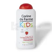 Гель для душа "Corine de Farme" 2 в 1 300 мл клубника  №1