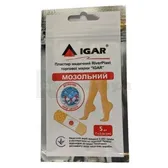 Пластырь медицинский RiverPlast торговой марки "IGAR" мозольный 7 х 2 см  №5