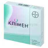 Климен® таблетки, покрытые оболочкой 2 мг + 1 мг комби-упаковка  №21