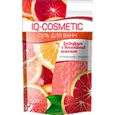 Соль для ванн IQ-COSMETIC 500 г грейпфрут и витаминный комплекс  №1