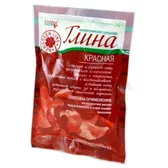 ГЛИНА КОСМЕТИЧЕСКАЯ 60 г пластик,красная  №1