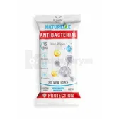ВЛАЖНЫЕ САЛФЕТКИ "NATURELLE" ANTIBACTERIAL С D-ПАНТЕНОЛОМ с ионами серебра и витамином Е  №15