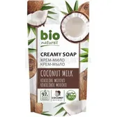 BIO NATURELL КРЕМ-МЫЛО кокосовое молоко дой-пак 460 мл  №1