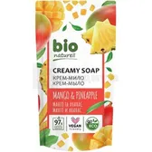 BIO NATURELL КРЕМ-МЫЛО манго и ананас дой-пак 460 мл  №1