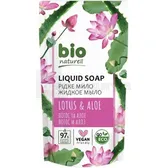 BIO NATURELL КРЕМ-МЫЛО лотос и алоэ дой-пак 460 мл  №1