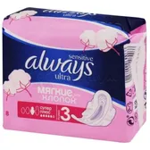 ПРОКЛАДКИ ЖЕНСКИЕ ГИГИЕНИЧЕСКИЕ ALWAYS ULTRA SENSITIVE super plus  №8
