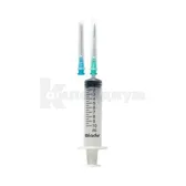 Шприц инъекционный стерильный одноразового применения "BLADE®" трехкомпонентный Luer 10 мл 23G (0,6х32 мм), 21G (0,8х38 мм)  №1