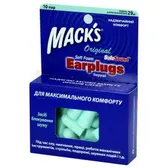 БЕРУШИ ИЗ ПЕНОПРОПИЛЕНА Soft Foam Earplugs пара Original SafeSound  №10