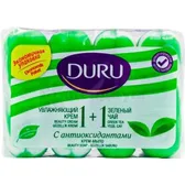 МЫЛО DURU 1+1 экопак 80 г зеленый чай  №4