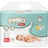 Подгузники-трусики детские "Giggles" midi 3 (4-9 кг)  №34