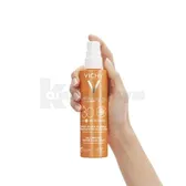 Капиталь Солей солнцезащитный водостойкий спрей-флюид для тела SPF 30+ тм Vichy 200 мл  №1