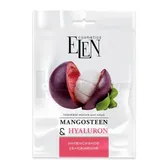Маска для лица тканевая тм "ELEN COSMETICS" 25 мл mangosteen&hyaluronic acid  №1