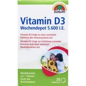 Sunlife витамины Vitamin D3 5600 I.E. таблетки  №20