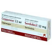 Сердолект таблетки, покрытые оболочкой 12 мг  №28