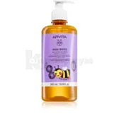 Apivita mini bees шампунь детский 500 мл с черникой и медом  №1