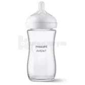 БУТЫЛОЧКА ДЛЯ КОРМЛЕНИЯ "NATURAL" тм "PHILIPS AVENT" SCF933/01 стекло 240 мл  №1