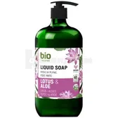 BIO NATURELL ЖИДКОЕ МЫЛО флакон с помпой 946 мл лотос и алоэ  №1