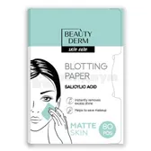 Салфетки матирующие для лица с салицилловой кислотой тм Beautyderm  №80