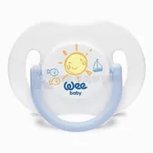 Пустышка ортодонтическая "Wee Baby" №2 дневная с колпачком, 6-18 мес.  №1