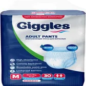 Подгузники-трусы для взрослых "Giggles" medium 70-120 см  №30