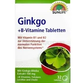 Sunlife Ginkgo + B-Vitamine таблетки  №32