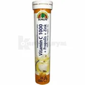 Sunlife Vitamin C 1000 + Propolis + Zink таблетки шипучие  №20