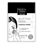 Салфетки матирующие для лица с угольным порошком тм Beautyderm  №80