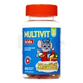 Мишака Розбишака Multivit Kids пастилки жевательные тм Baum Pharm  №60