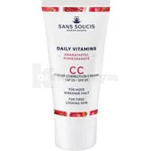 Sans Soucis (Сан Суси) Daily Vitamins СС крем для усталой кожи с гранатом SPF-20 30 мл  №1