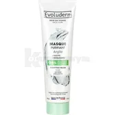 Маска для лица тм "Evoluderm" очищающая 150 г с глиной  №1