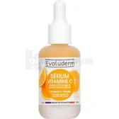 Сыворотка для лица тм "Evoluderm" с витамином С 30 мл экстракт апельсина и гиалурон. кисл.  №1
