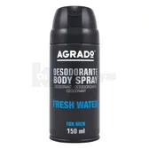 Agrado дезодорант-антиперспирант спрей 150 мл свежая вода  №1
