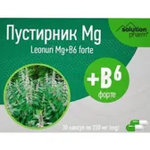 ПУСТЫРНИК Mg + B6 ФОРТЕ капсулы 250 мг блистер тм Solution Pharm  №30